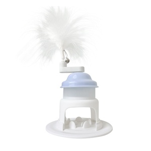 Jouet éducatif pour animaux de compagnie, plumes rotatives, distributeur de nourriture, conçu pour chiens et chats, entraînement de l'<span class=keywords><strong>intelligence</strong></span>, soulagement de l'ennui - Product Image 1