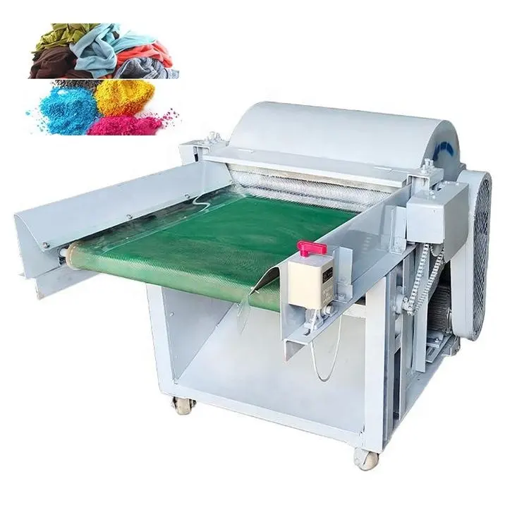 Afval Polyester Wollen Garen Wol Open Machine Textiel Afval Recycling Machine Stof Fiber Doek Katoen Wol Recycling Machine