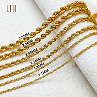 Collier Chaîne Torsadée Au750 Pur Or 18 Carats Véritable Bijou en Or 18k avec Certificat Bijouterie Or 18 Carats Chaîne Cordelette