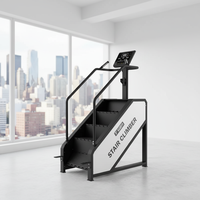 Machine de cardio-training professionnelle pour la montée d'escaliers avec écran tactile et personnalisation des couleurs - Équipement de fitness cardio