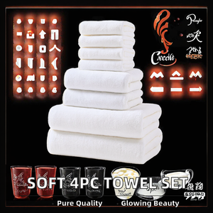 Toallas de Hotel Premium Ecológicas de Poliéster Tejido de Secado Rápido Ultra Absorbentes Textura Suave y Cómoda Duraderas para Uso Diario - Product Image 2