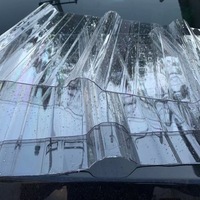 Lámina de Techo Corrugada de Policarbonato con Recubrimiento UV, Panel de Techo Transparente de Alto Impacto para Edificios Comerciales e Industriales