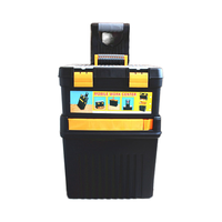 Système de boîte à outils roulante à main, valise à roulettes portable pour petites pièces