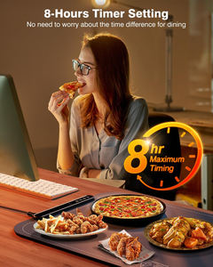 Modular Electric Hot Plate Extra Long Spliced <b>Food</b> Warmer Buffets Party and Home Daily Use Upgrade-Electric Keep <b>Food</b> <b>Warm</b> <b>Tray</b> - Product Image 4