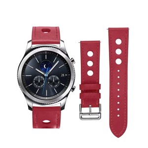 BEEFLYPOWER <span class=keywords><strong>Correa</strong></span> de Reloj de <span class=keywords><strong>Cuero</strong></span> de Repuesto Personalizada de 20 mm, Edición Limitada <span class=keywords><strong>Frontier</strong></span>/Classic para <span class=keywords><strong>Samsung</strong></span> <span class=keywords><strong>Gear</strong></span> <span class=keywords><strong>S3</strong></span> 46 mm 22 mm - Product Image 2