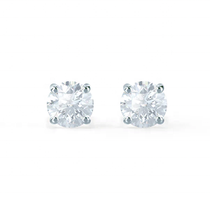 Boucles d'oreilles clous ZYO personnalisées en argent fin 925 plaqué or avec moissanite VVS taille ronde, design classique et simple, pour femmes et hommes - Product Image 6