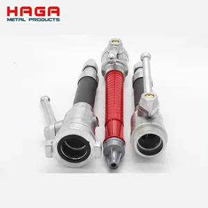 Different Types Of Aluminum Water Hose Nozzle Firefighting Equipment Fire Hose Nozzle Jet Spray Nozzle