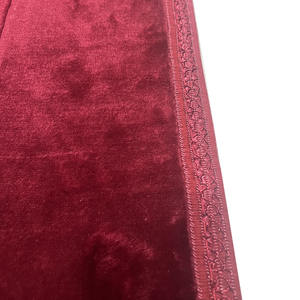 Epaissir souple premium antiderapant musulman tapis de priere avec franges pour le culte de la famille - Product Image 6