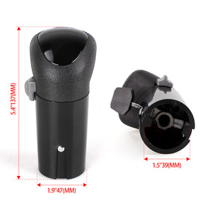 Car Gear <b>Shift</b> <b>Knob</b> A-6918 Black Plastic Ergonomic For Nissan Hino Transmission - Product Image 4