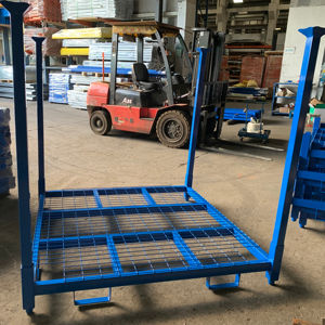 צבעים מותאמים אישית מגולוון מדף אחסון פלדה מתקפל עבור מדפי מחסן תעשייתי - Product Image 5