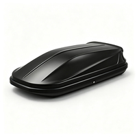 Boîte de toit pour voiture, porte-bagages de toit, ouverture double latérale, design aérodynamique pour SUV, break, fourgonnette, camping, voyage, stockage