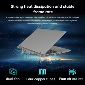 16-inch GDDR5 chơi game máy tính xách tay Intel I7-8750H GTX 1050 3GB Win 11 Pro SSD 16:10 hiển thị biểu tượng tùy chỉnh OEM văn phòng kinh doanh sử dụng - Product Image 4