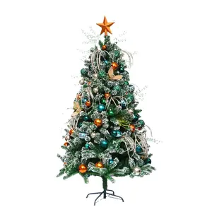 Fabbrica diretta 4m 6m 8m 10m 15m pre-illuminato colorato illuminazione in PVC gigante artificiale albero di Natale all'aperto