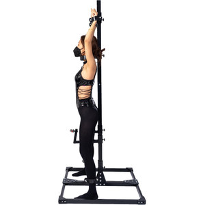 อุปก<span class=keywords><strong>ร</strong></span>ณ์ BDSM <span class=keywords><strong>ร</strong></span>ะดับพรีเมียม โค<span class=keywords><strong>ร</strong></span>งเหล็กตั้งพื้นพร้อมสาย<span class=keywords><strong>ร</strong></span>ัดหนังสำหรับคู่รัก ใช้ในห้องนอนเพื่อการฝึกควบคุมความใกล้ชิด ของตกแต่งบ้านสำห<span class=keywords><strong>ร</strong></span>ับผู้ใหญ่ - Product Image 2