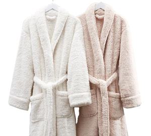 <span class=keywords><strong>Albornoz</strong></span> Casual de Forro <span class=keywords><strong>Polar</strong></span> Cálido de Alta Calidad Personalizado para <span class=keywords><strong>Mujer</strong></span>, Extra Largo y Esponjoso para Todas las Estaciones - Product Image 4