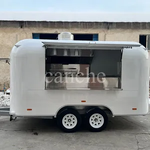 Chariot de restauration rapide pour hot-dogs, camion de cuisine mobile à vendre, prix d'usine, UE - Product Image 3