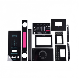 Panneau de verrouillage par empreinte digitale en acrylique anti-rayures XAT Security 2 mm, découpe personnalisée, revêtement graphique, panneau de commande, feuille plastique avant - Product Image 1