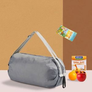 Sac de voyage sportif en Oxford personnalisé, pas cher, pour l'extérieur, sac de courses cylindrique pliable - Product Image 3