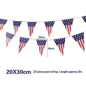 Bandera de Jardín Personalizada con Diseño de Estrellas y Rayas Pequeñas para el Día de la Independencia Americana, Bandera Nacional del Día del Trabajo, Poliéster - Product Image 4