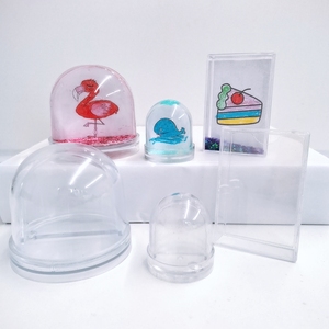 5*5*6cm DIY Snowglobe for <b>Kids</b> Plastic Crafts Supplies for Christmas Arts Crafts Encourages <b>Kids</b> to Paint Their Own Picture - Product Image 5