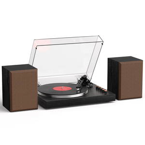 AUDMIC Platine DLB-003 Tourne-disque Vintage Audio Technica Vinyle Bluetooth Cartouche Électrique <span class=keywords><strong>Phono</strong></span> Préampli Enregistrement Externe - Product Image 4