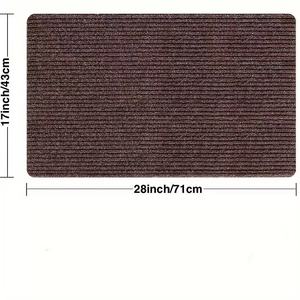 Alfombra de Baño de Tierra de Diatomeas 28x17 Pulgadas, Absorbente, de Secado Rápido, Antideslizante, para Entrada, Diseño Minimalista Marrón - Product Image 5