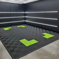 GA490 Diamantplatten-Verbundfliesen aus PP für Garage, Werkstatt und Außenbereich, Umweltfreundlich, Rutschfest, Verschleißbeständig, Chemikalienresistent