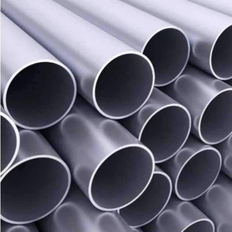 Tubo redondo de liga de alumínio, tamanho personalizado, grande de diâmetro, para venda, polo/telescópico, tubo de alumínio