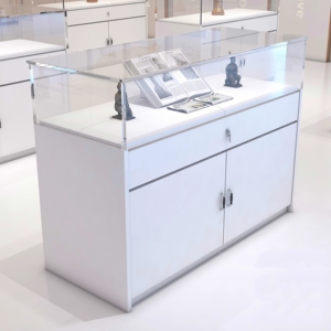 Cao cấp thương mại đồ trang sức hiển thị tủ tùy chỉnh đồ trang sức kính đứng đồng hồ hiển thị đứng Ngọc bích cao cấp vàng truy cập - Product Image 4