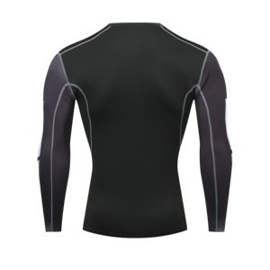 Maglia a Maniche <span class=keywords><strong>Lunghe</strong></span> da Uomo per Basket e Calcio, PRO Fitness, Elastica, Traspirante, ad Asciugatura Rapida, Alta Elasticità, per Sport e Corsa - Product Image 3