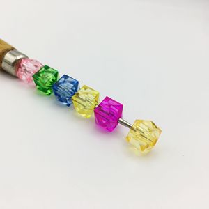 Sinrong Groothandel 10Mm Kristal Transparant Acryl Vierkant Ronde Bulk Kralen 500G Sieraden Per Tas - Product Image 3