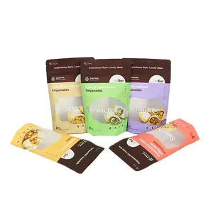 Sacs d'emballage alimentaire imprimés personnalisés sac de pochette d'emballage de boulettes congelées sac sous vide pour l'emballage de boulettes