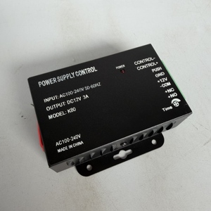 Fuente de Alimentación para Control de Acceso 12V 3A/5A AC90-260V con Retardo de 1-15s y NO-NC - Product Image 2
