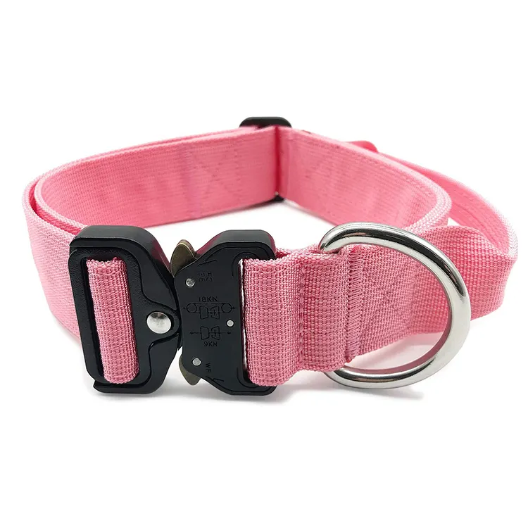 1.5Inch Zware Training Tactische Halsband Met Handvat