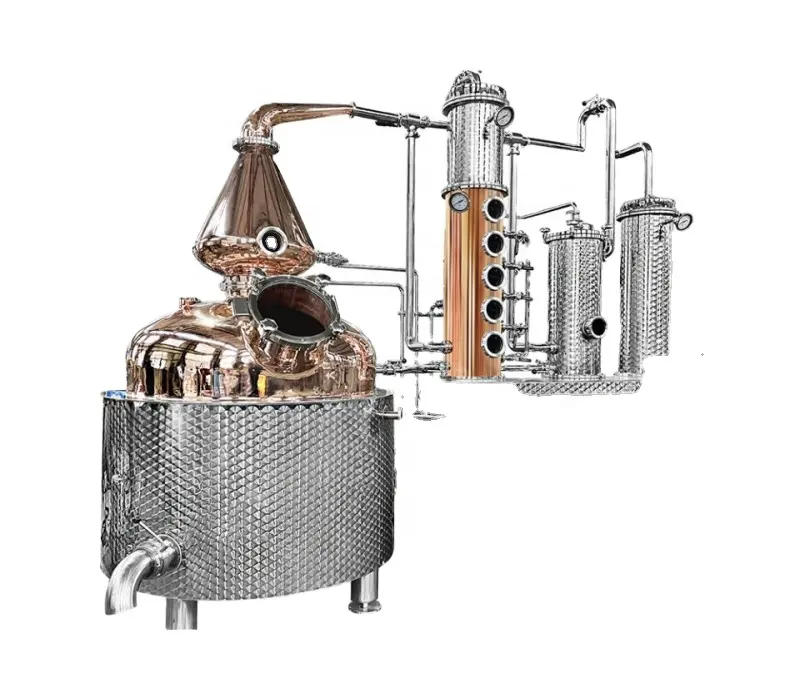 Mesin distilasi minyak esensial penyuling alkohol penyuling multifungsi
