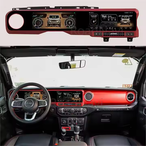 10.9 ''carplay + cụm kỹ thuật số cho Jeep wrangle 2016 2020 xe đài phát thanh <span class=keywords><strong>GPS</strong></span> <span class=keywords><strong>navigation</strong></span> đa phương tiện Video Player HD cảm ứng dài màn hình - Product Image 6