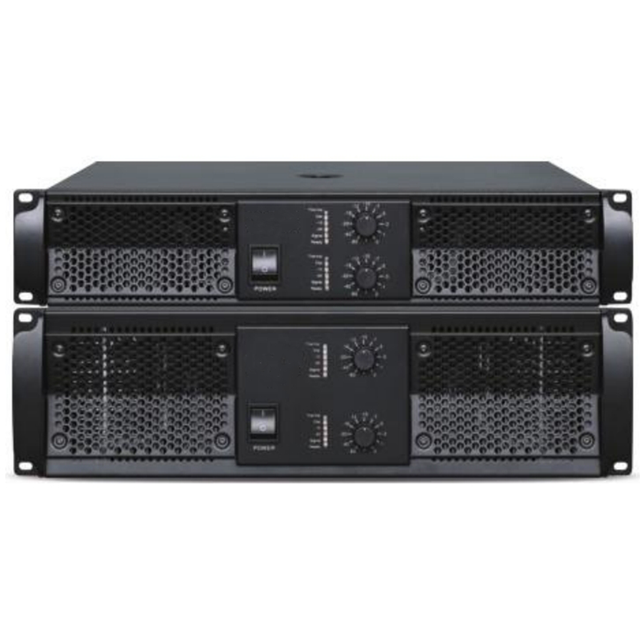 Professional 2U/3U Dual Channel Amplifier Stage Performance Audio Amplifier Conference Room KTV bar Audio High-power Amplifier