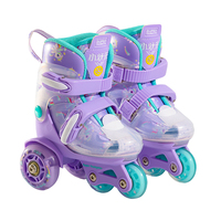 Patins à roues alignées clignotants appropriés pour enfants Vente en gros d'usine de chaussures de patins pour les sports de plein air