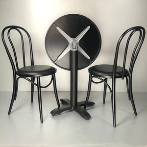 Sedia <span class=keywords><strong>Thonet</strong></span> in <span class=keywords><strong>Ferro</strong></span> Impilabile per Esterni con Cuscino Personalizzato, Colore Legno, per Ristoranti, Caffè, Matrimoni e Cerimonie in Giardino - Product Image 5