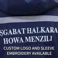 Uniforme d'hiver imperméable haute visibilité en fourrure pour le personnel de sol des aéroports