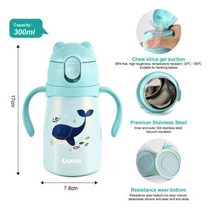 Custom logo Cute Children Bpa Free Drinking <b>Bottles</b> 316 / 304 Insulated Stainless Steel Kids Water <b>Bottles</b> - Product Image 1