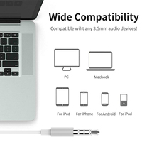 Headphone Stereo In-Ear berkabel 1.2 M, Headset peredam kebisingan dengan Mic HD untuk Apple Android