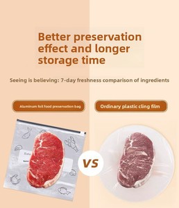 Aluminum Foil Fresh-Keeping Sealed <b>Storage</b> Bag for Household Refrigerator Food Compact <b>Microwave</b> Seal Design - Product Image 4