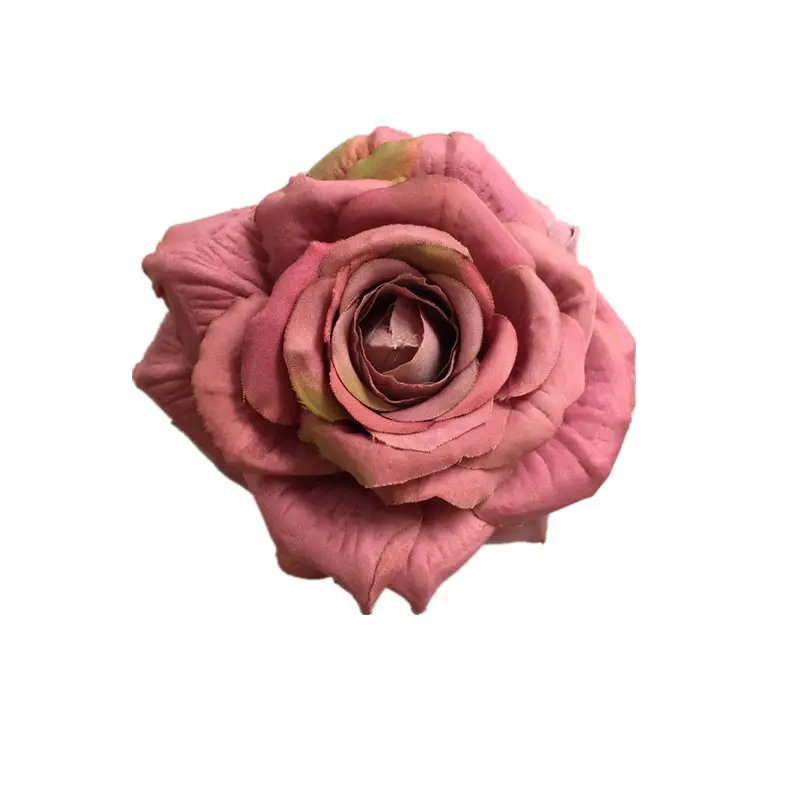 زهور صناعية عالية الجودة 9 سم ورود من الزهور الرقيقة رؤوس الزهور الصناعية ديكور المنزل ديكور زفاف المفضلة لديو