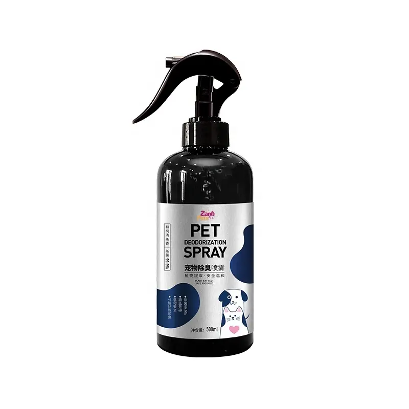 MQQ Indoor Pet Neutralizer Spray - 500ml, naturel et à action rapide, longue durée, élimination microbienne pour les chats et les chiens.