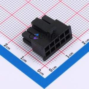 ZX-MX3.0-2-5P-HGJK Housing (Wire-to-Board / Wire-to-Wire) P=3mm Connector 2x5P 3mm Micro-Fit (MX 3.0) 3mm - Product Image 1