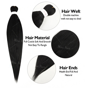 Échantillon <span class=keywords><strong>de</strong></span> conception 52 pouces 2X EZ Braids Hair Wholesale Hot Setting Yaki Synthetic Braid Pre Stretched Wicks <span class=keywords><strong>pour</strong></span> tresses africaines - Product Image 6