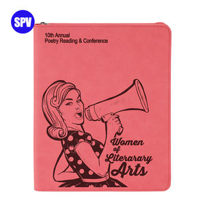 Portafolio de piezas en blanco para grabado láser, portafolio de cuero con cremallera, para láser - Product Image 3