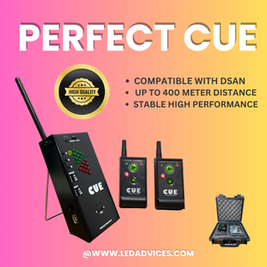 Télécommande professionnelle Perfect Cue 400m / 1320ft anti-interférence pour présentations PPT, conférences et lancement de produits à longue portée - Product Image 1