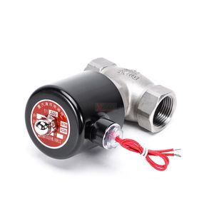 YOULI ZQDF из нержавеющей стали 304 316 латунный паровой высокотемпературный AC220V DC24V газовый прямой резьбовой электромагнитный клапан - Product Image 4